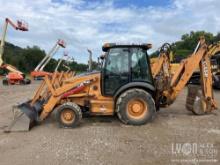 CASE 580 SUPER M TRACTOR LOADER BACKHOE 4x4, powered by Case diesel engine, equipped with EROPS,