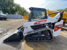 NEW UNUSED BOBCAT T64 RUBBER TRACKED SKID STEER SN;14674 powered by diesel engine, equipped with