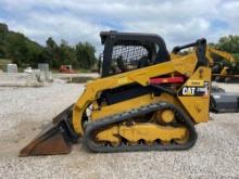 2018 CAT 259D RUBBER TRACKED SKID STEER SN:FTL15460 powered by Cat diesel engine, equipped with