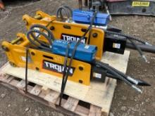 NEW TROJAN HYDRAULIC HAMMER 40mm pin fits to: Cat 303, 303.5, 304, Case, New Holland, Kobelco SK35,
