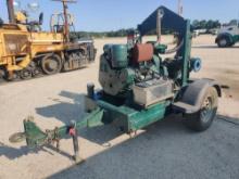 2012 PIONEER PP44S10L71D914 WATER PUMP SN:17549 powered by diesel engine, equipped with 4in.