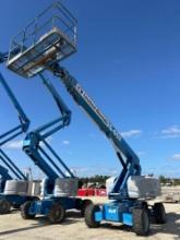 2014 GENIE S-60X BOOM LIFT SN:S60X14A-28758 4x4, powered by diesel engine, equipped with 60ft.