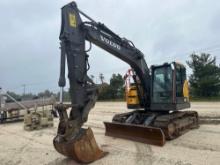 2018 VOLVO ECR145EL HYDRAULIC EXCAVATOR SN:VCECR145C00311303 powered by diesel engine, equipped with