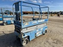 2013 GENIE GS2032E SCISSOR LIFT SN:116323 electric powered, equipped with 19ft. Platform height,