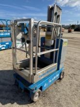 2016 GENIE GR20 SCISSOR LIFT SN:44362 electric powered, equipped with 20ft. Platform height, 349
