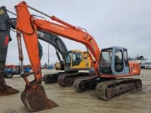 HITACHI EX160LC-5 HYDRAULIC EXCAVATOR SN-1392... ...powered by diesel engine, equipped with Cab, air