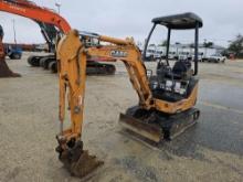 CASE CX17B HYDRAULIC EXCAVATOR SN:NETN16675 powered by diesel engine, equipped with OROPS, front