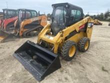 2016 CAT 246D SKID STEER SN:BYF02837 powered by Cat diesel engine, equipped with EROPS, air, heat,