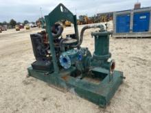 2012 PIONEER PP66S12L714045 WATER PUMP SN:18803 powered by diesel engine, equipped with 6in.