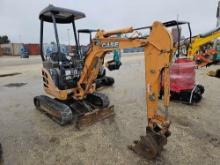CASE CX17B HYDRAULIC EXCAVATOR SN:NDTN16565 powered by diesel engine, equipped with OROPS, front