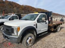2017 FORD F550XL STAKE TRUCK VN:1FDUF5GT4HEF14568 powered by 6.7 Powerstroke diesel engine, equipped