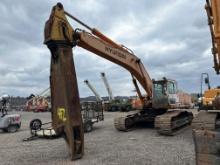 HYUNDAI ROBEX 420LC HYDRAULIC EXCAVATOR SN:79212 powered by diesel engine, equipped with Cab, heat,