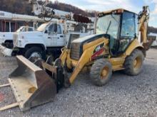 CAT 416E TRACTOR LOADER BACKHOE SN:SHA03826 4x4, powered by Cat diesel engine, equipped with EROPS,