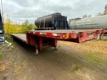 FONTAINE DROP DECK TRAILER equipped with 45ft. Length, spread tandem axle.