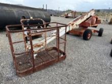 SNORKEL TB42 BOOM LIFT SN:240288 powered by gas engine. Parts.