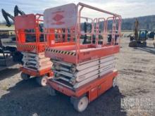 2018 SNORKEL S4732E SCISSOR LIFT SN:S4732E-04-180201791 electric powered, equipped with 32ft.