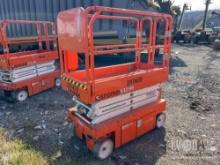 2018 SNORKEL S3219E SCISSOR LIFT SN:S3219E-04-180405589 electric powered, equipped with 19ft.