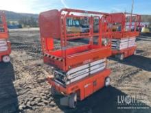 2017 SNORKEL S3219E SCISSOR LIFT SN:S3219E-04-170103043 electric powered, equipped with 19ft.