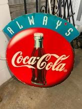 COCA COLA SIGN; FRAMED PICTURE; TRELLIS; WALL MOUNT PLAQUE COLLECTIBLE SIGN . All Items need to be