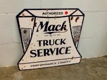 REPRODUCTION MACK TRUCK SERVICE SIGN COLLECTIBLE SIGN . All Items need to be removed by March 10th,