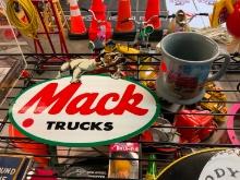 PORCELAIN MACK BULLDOG SIGN COLLECTIBLE SIGN . All Items need to be removed by March 10th, thank