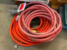 TRUCK AIR HOSE WITH AIR CHUCK AND ADDITIONAL AIR LINE SUPPORT EQUIPMENT . All Items need to be