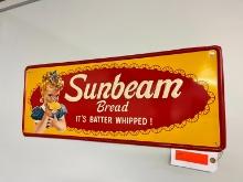 1966 SUNBEAM BREAD WAGON WHEEL SIGN COLLECTIBLE . All Items need to be removed by March 10th, thank