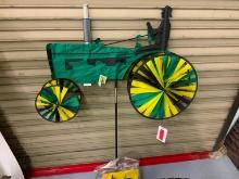 JOHN DEERE WIND GARDEN TRACTOR FARM SPINNER COLLECTIBLE . All Items need to be removed by March