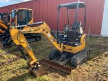 2019 CAT 301.7 DCR HYDRAULIC EXCAVATOR SN:LJ801526 powered by Cat C1.1 diesel engine, 18hp, equipped