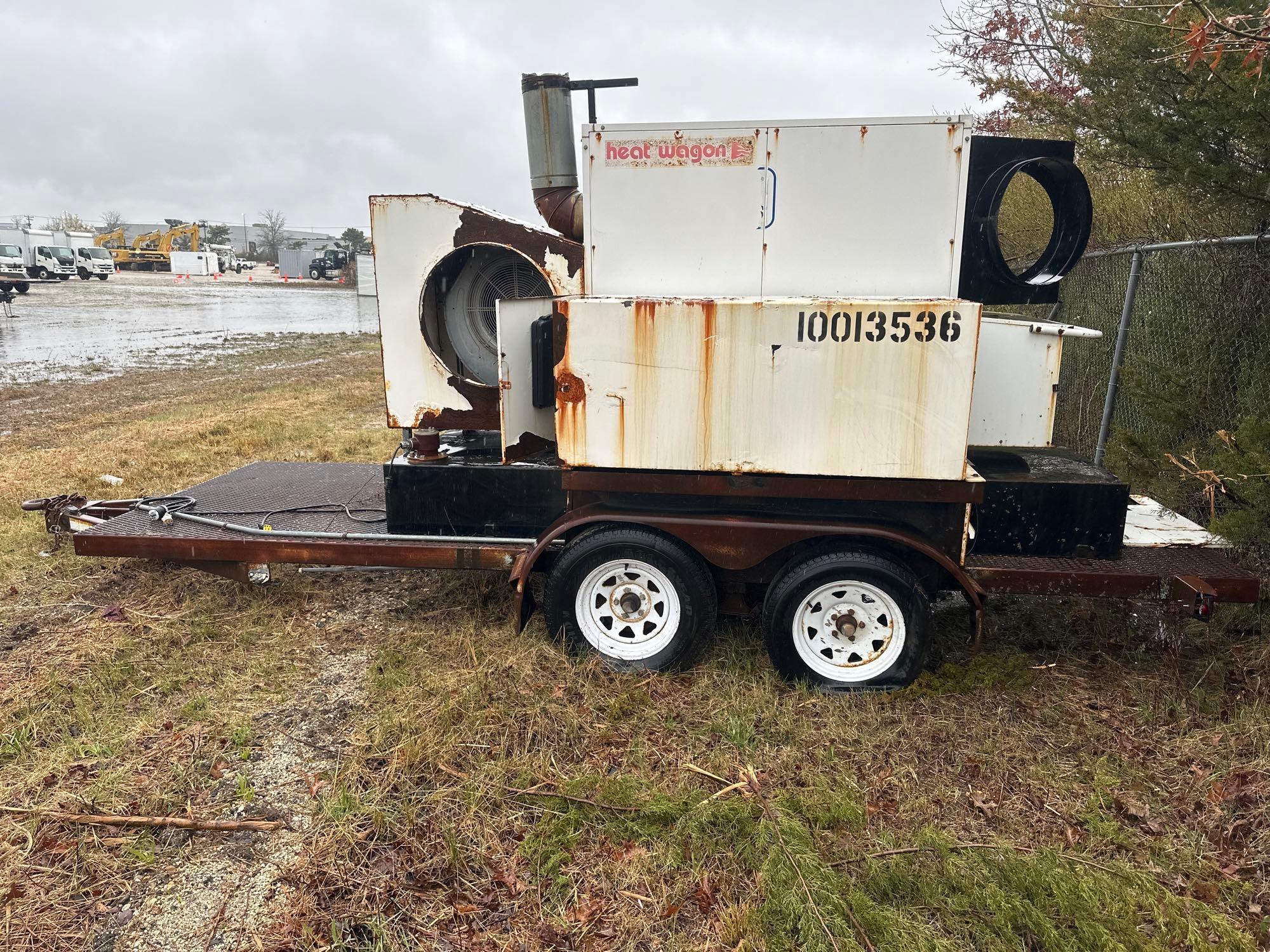 MULTIQUIP HEAT WAGON HEATING EQUIPMENT trailer mounted.BOS ONLY... V-94140