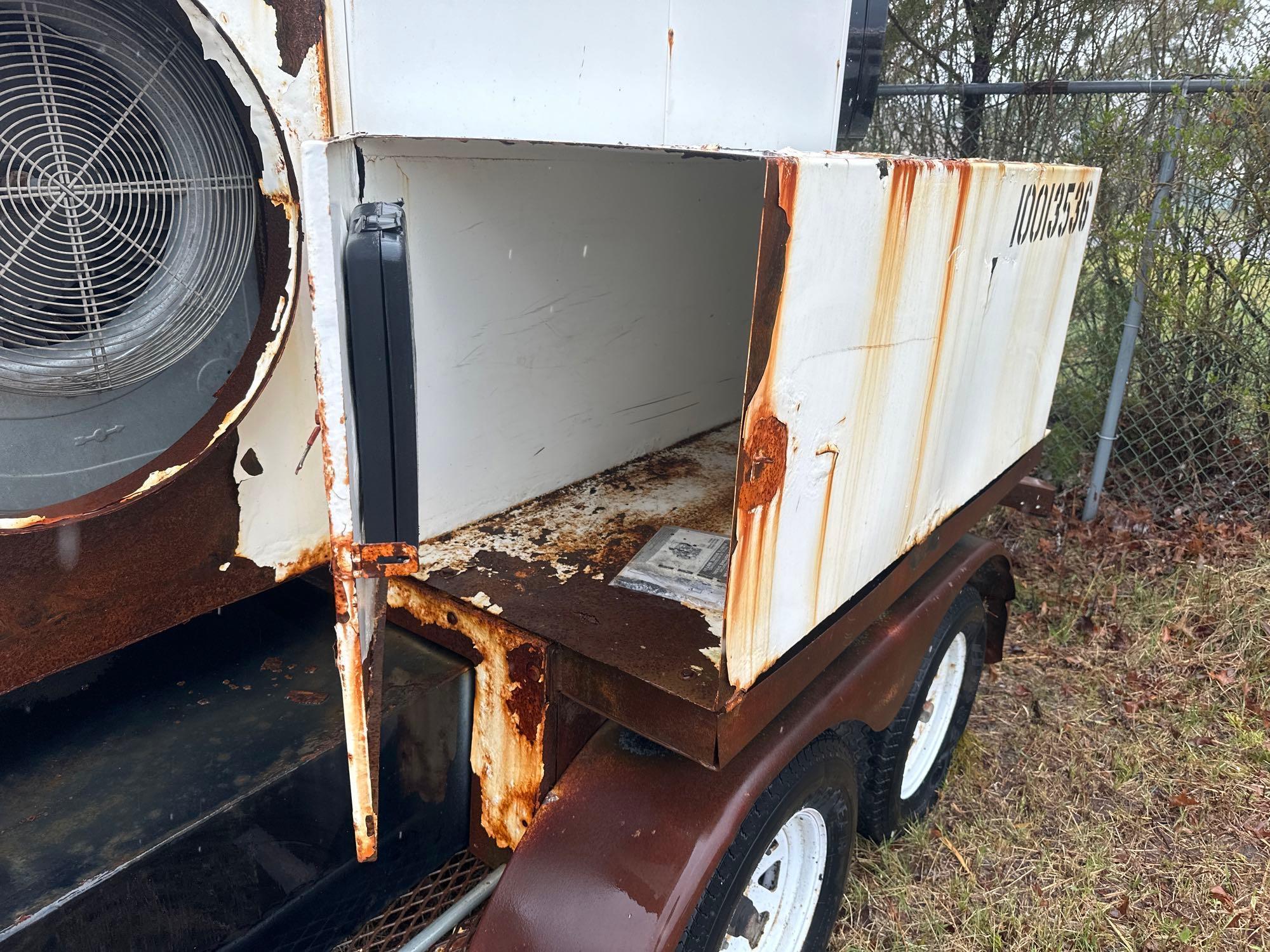 MULTIQUIP HEAT WAGON HEATING EQUIPMENT trailer mounted.BOS ONLY... V-94140