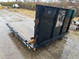 READING 9FT. 6IN. LONG X 8FT. WIDE UTILITY BODY SN:738117 off 2011 Chevy dually.
