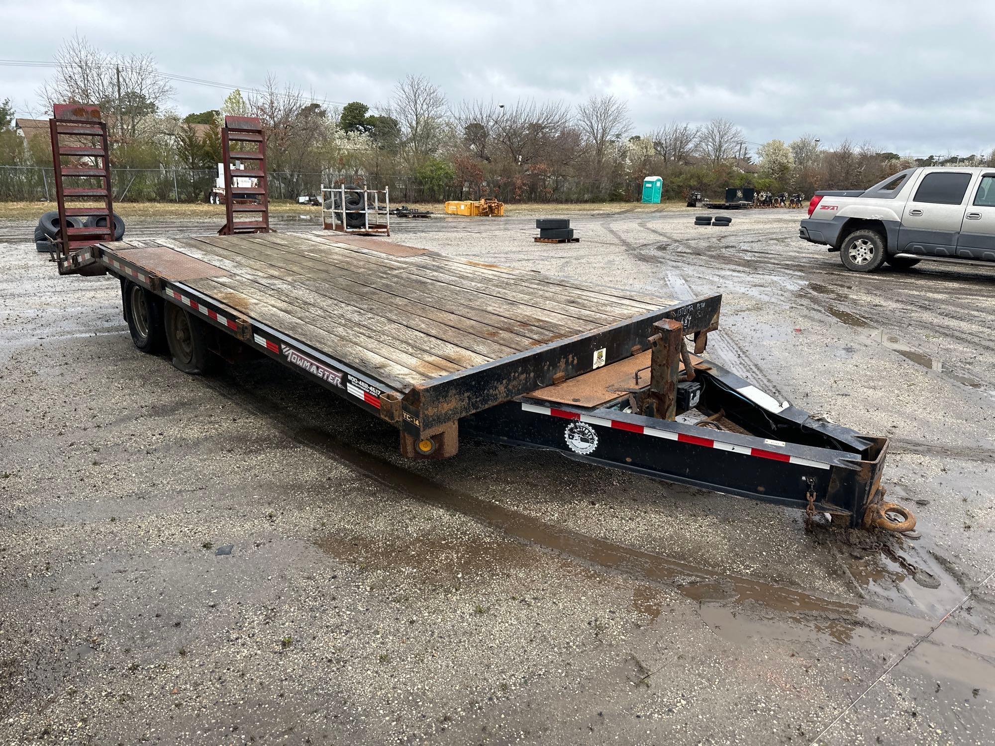 2016 TOW MASTER... TC-14 TAGALONG TRAILER VN:162271...equipped with 18,500 GVWR, tandem axle.