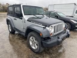 2007 JEEP WRANGLER SPORT UTILITY VEHICLE VN:1J8FA24147L227022 powered by gas engine.... SALVAGE TITL