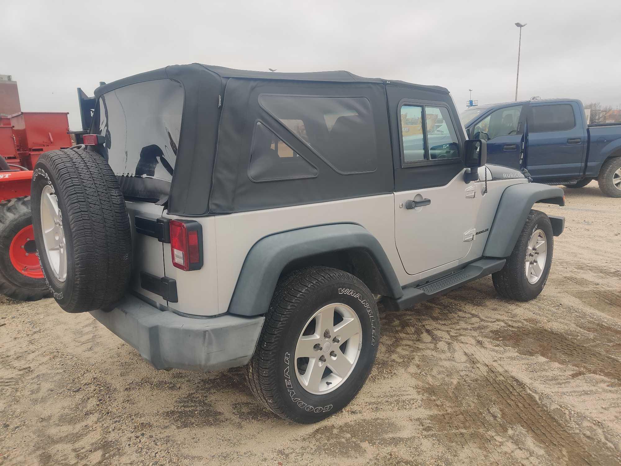 2007 JEEP WRANGLER SPORT UTILITY VEHICLE VN:1J8FA24147L227022 powered by gas engine.... SALVAGE TITL