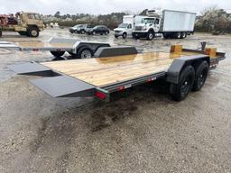 NEW 2024 DELTA 27TB 20FT. TAGALONG TRAILER V-064218 equipped with 16ft. Tilt deck, 4ft. Fixed deck,