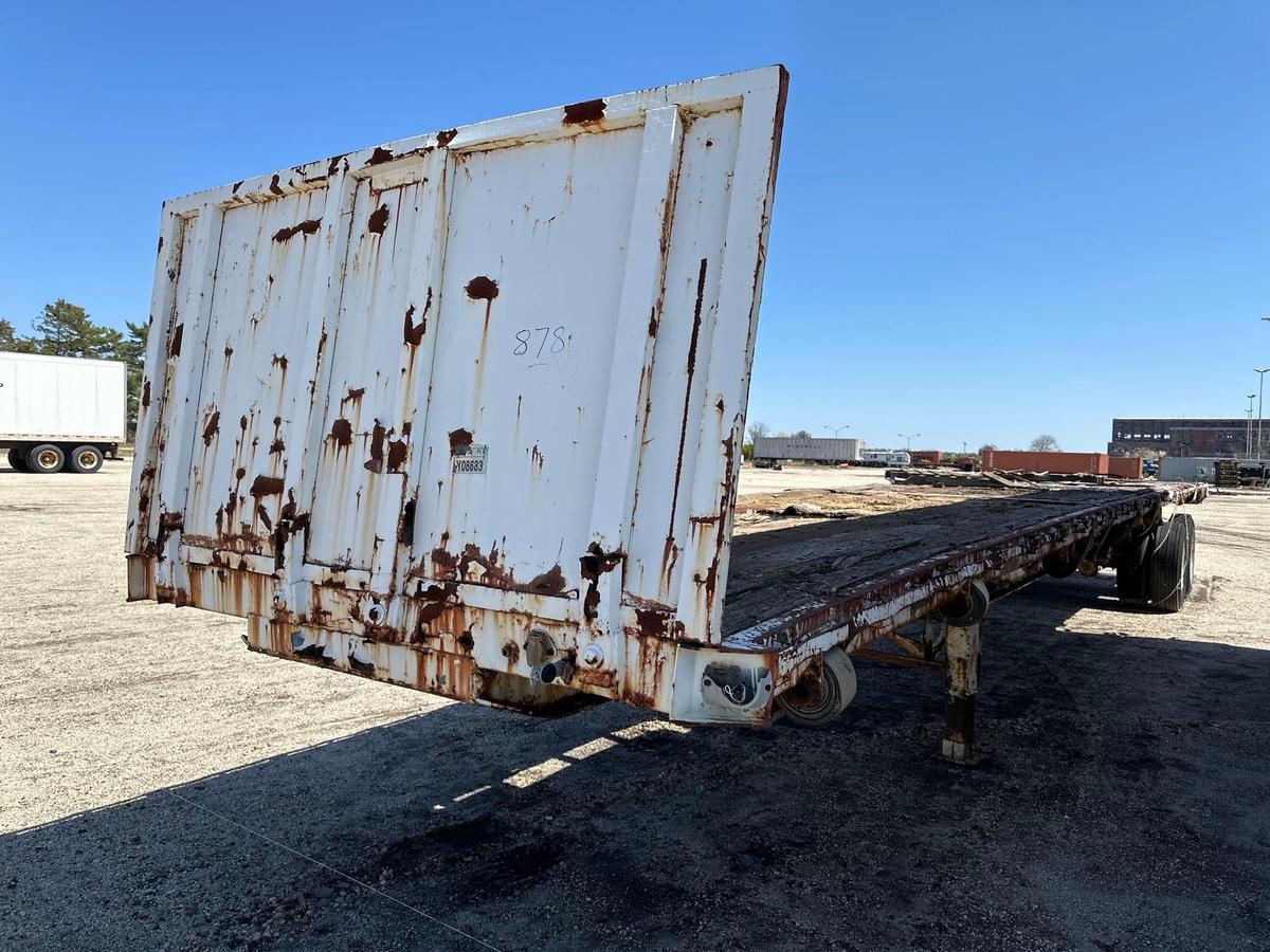 1992 GREAT DANE 48FT. FLATBED TRAILER VN:050804