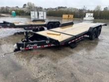 NEW 2024 DELTA 27TB 20FT. TAGALONG TRAILER V-064223 equipped with 16ft. Tilt deck, 4ft. Fixed deck,