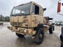 1995 STEWART & STEVENSON M1079 CAB & CHASSIS VIN-V2921EBKD... 4x4, powered by Cat 6 cylinder turbo