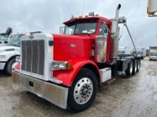 2000 PETERBILT 378 ROLLBACK TRUCK VN:1NPFXUTX4YN520358 powered by Cat C12 diesel engine, equipped