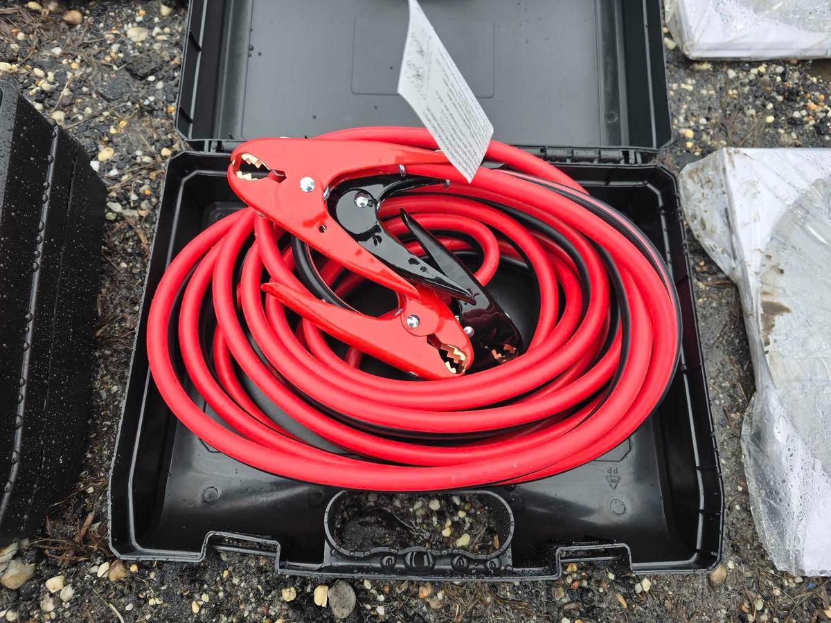 NEW 25FT. 800AMP EXTRA HEAVY DUTY BOOSTER CABLES NEW SUPPORT EQUIPMENT