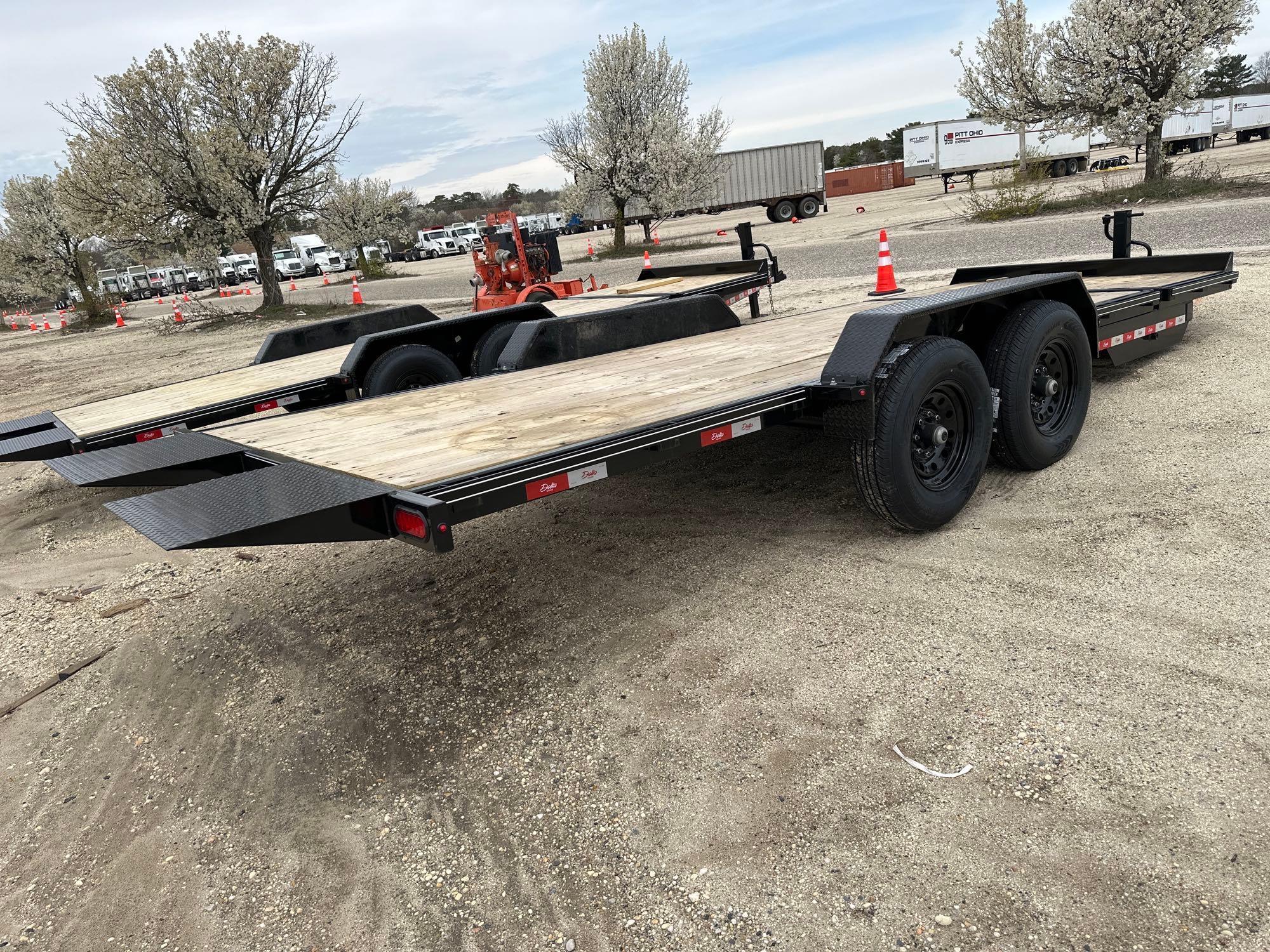 NEW 2024 DELTA 27TB 20FT. TAGALONG TRAILER V-064221... equipped with 16ft. Tilt deck, 4ft. Fixed dec