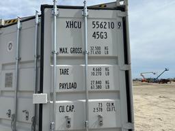 40FT. HIGH CUBE MULTI-USE CONTAINER Details: 4 side open door, one end door, lock box, side forklift