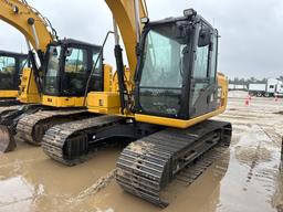 2021 CAT 313FLGC HYDRAULIC EXCAVATOR SN:GJD10535 powered by Cat diesel engine, equipped with Cab,