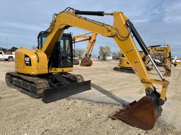 2018 CAT 308E2CR HYDRAULIC EXCAVATOR SN:MC500598 powered by Cat diesel engine, equipped with Cab,