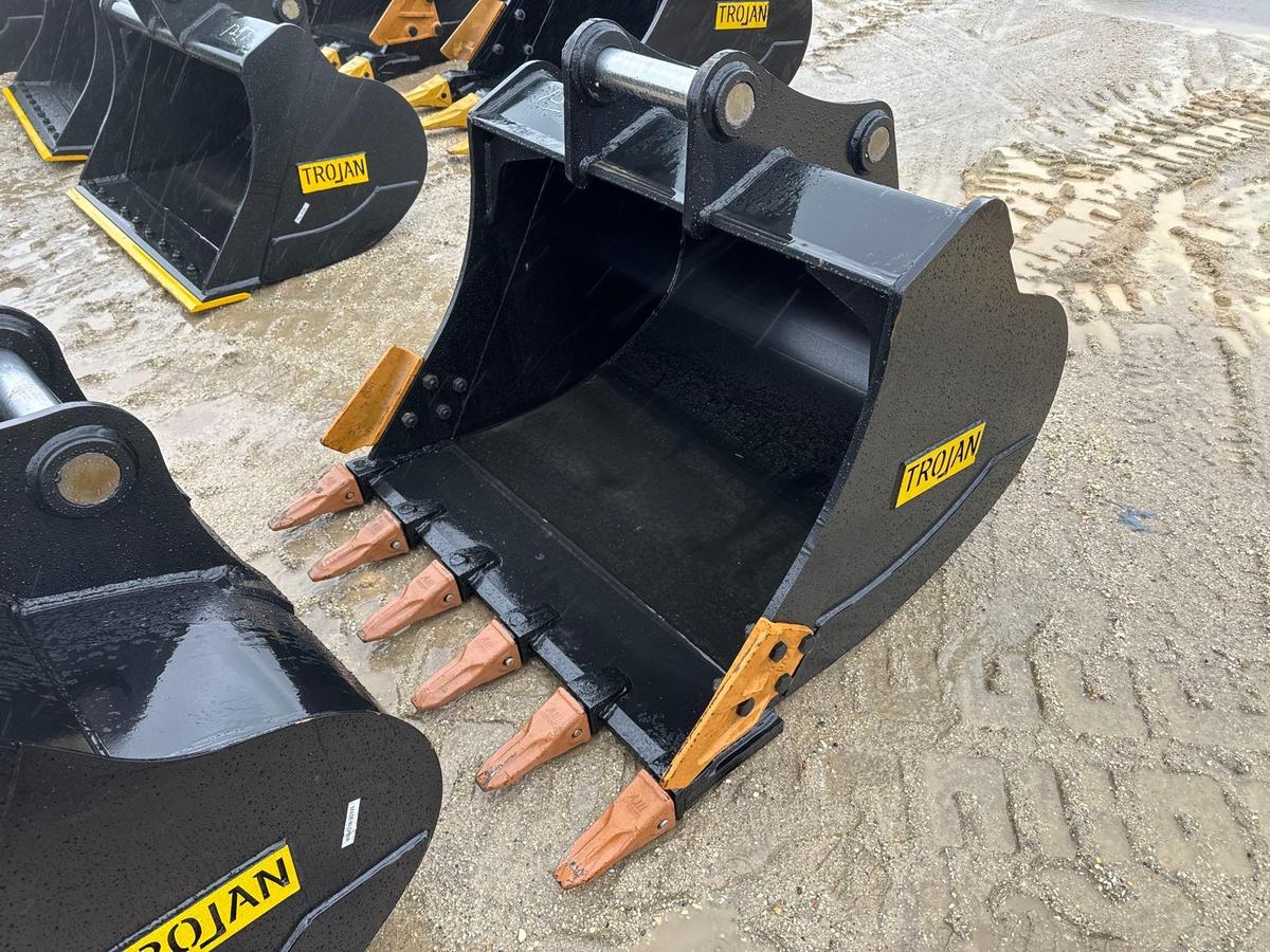 NEW TROJAN 48IN. DIGGING EXCAVATOR BUCKET 65mm pins fits to: Cat 311/312/313/314 Kobelco 140,