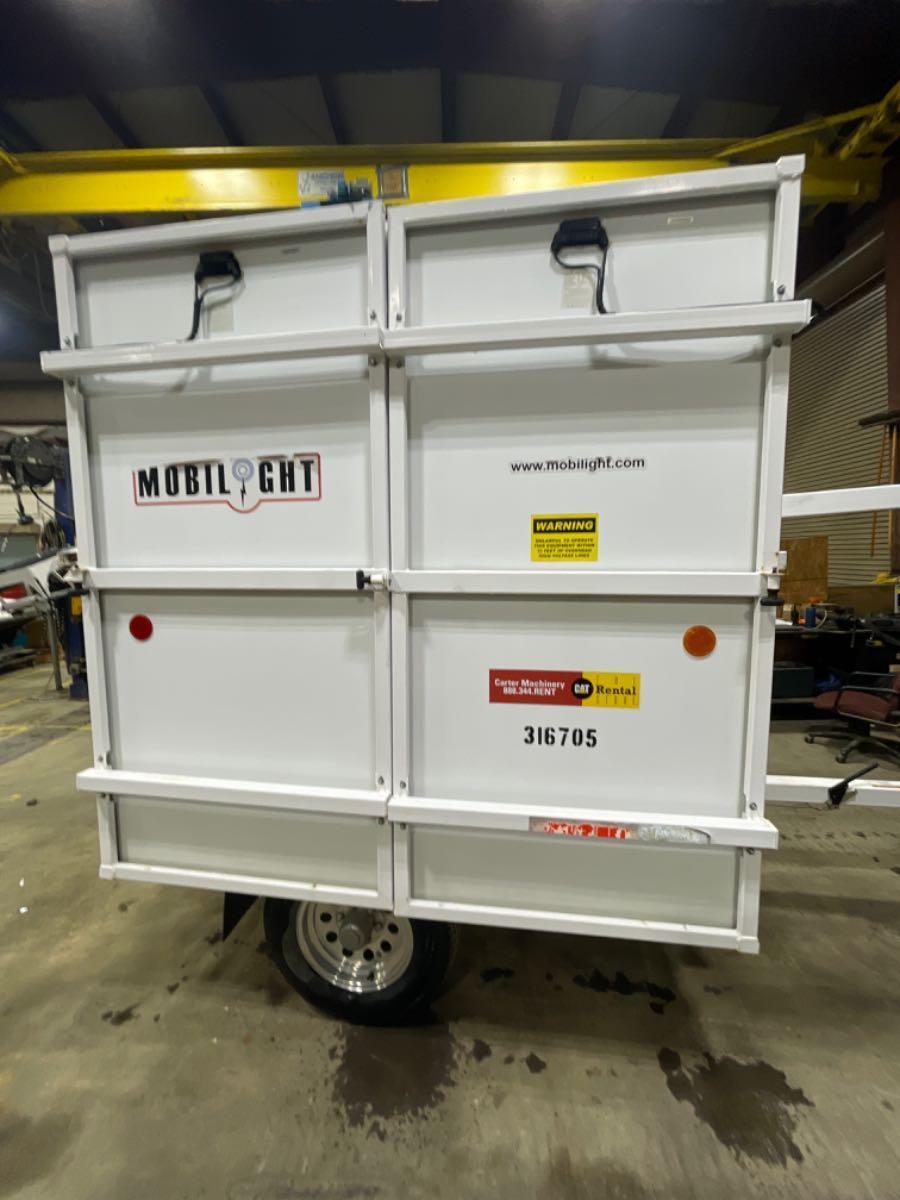 2016 MOBILIGHT LIGHT PLANT SN:1759862 solar powered, trailer mounted.BOS ONLY