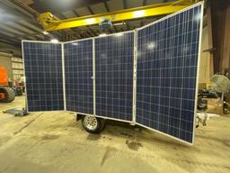 2016 MOBILIGHT LIGHT PLANT SN:1759862 solar powered, trailer mounted.BOS ONLY