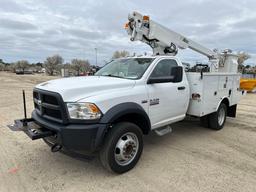 2016 DODGE 4500 BUCKET TRUCK VN:283422 powered by 6.4L Hemi gas engine, equipped with Allison