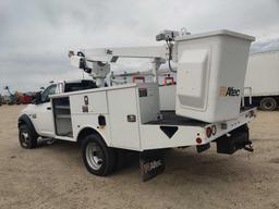 2016 DODGE 4500 BUCKET TRUCK VN:112003 powered by 6.4L Hemi gas engine, equipped with Allison